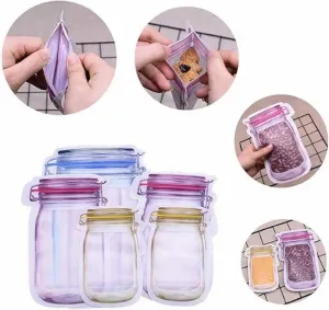 1 1 FREE | SealJars™ (3 Pack) Reusable Mason Jar Ziplock Bags
