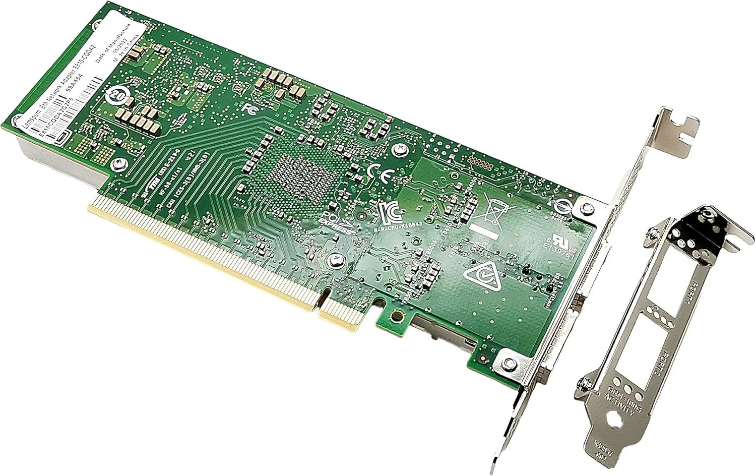 100G Ethernet Network Interface Card Dual QSFP28 Ports Converged Network Adapter Compatible Intel E810-CQDA2, PCIe 4.0 x16 NIC LAN Card Windows Server/Linux/VMware