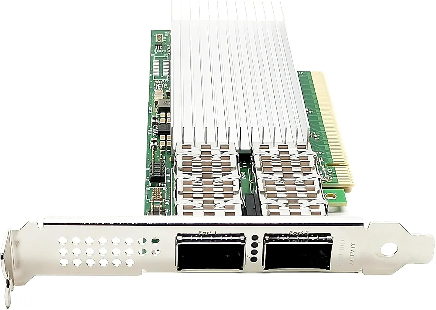 100G Ethernet Network Interface Card Dual QSFP28 Ports Converged Network Adapter Compatible Intel E810-CQDA2, PCIe 4.0 x16 NIC LAN Card Windows Server/Linux/VMware