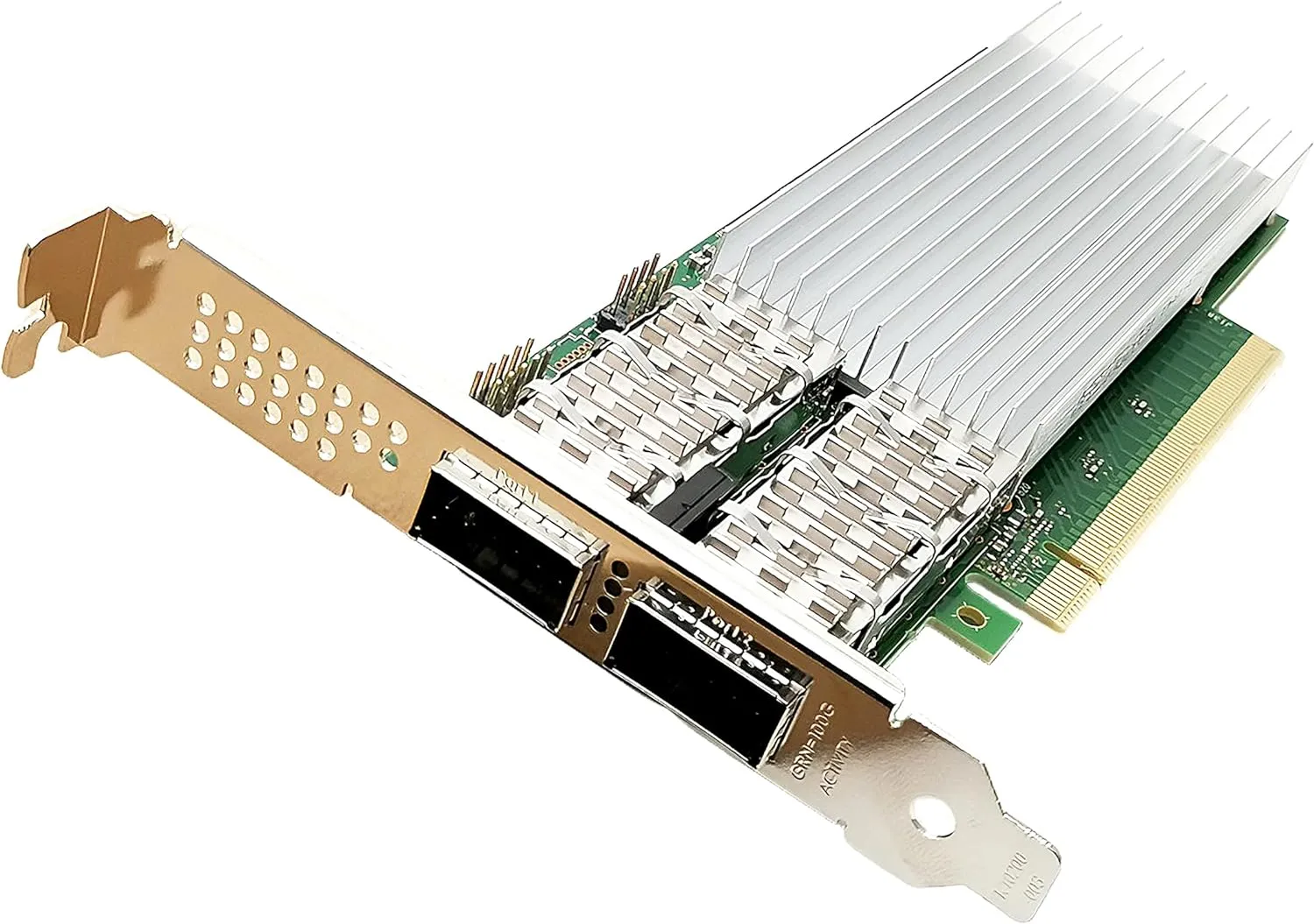 100G Ethernet Network Interface Card Dual QSFP28 Ports Converged Network Adapter Compatible Intel E810-CQDA2, PCIe 4.0 x16 NIC LAN Card Windows Server/Linux/VMware