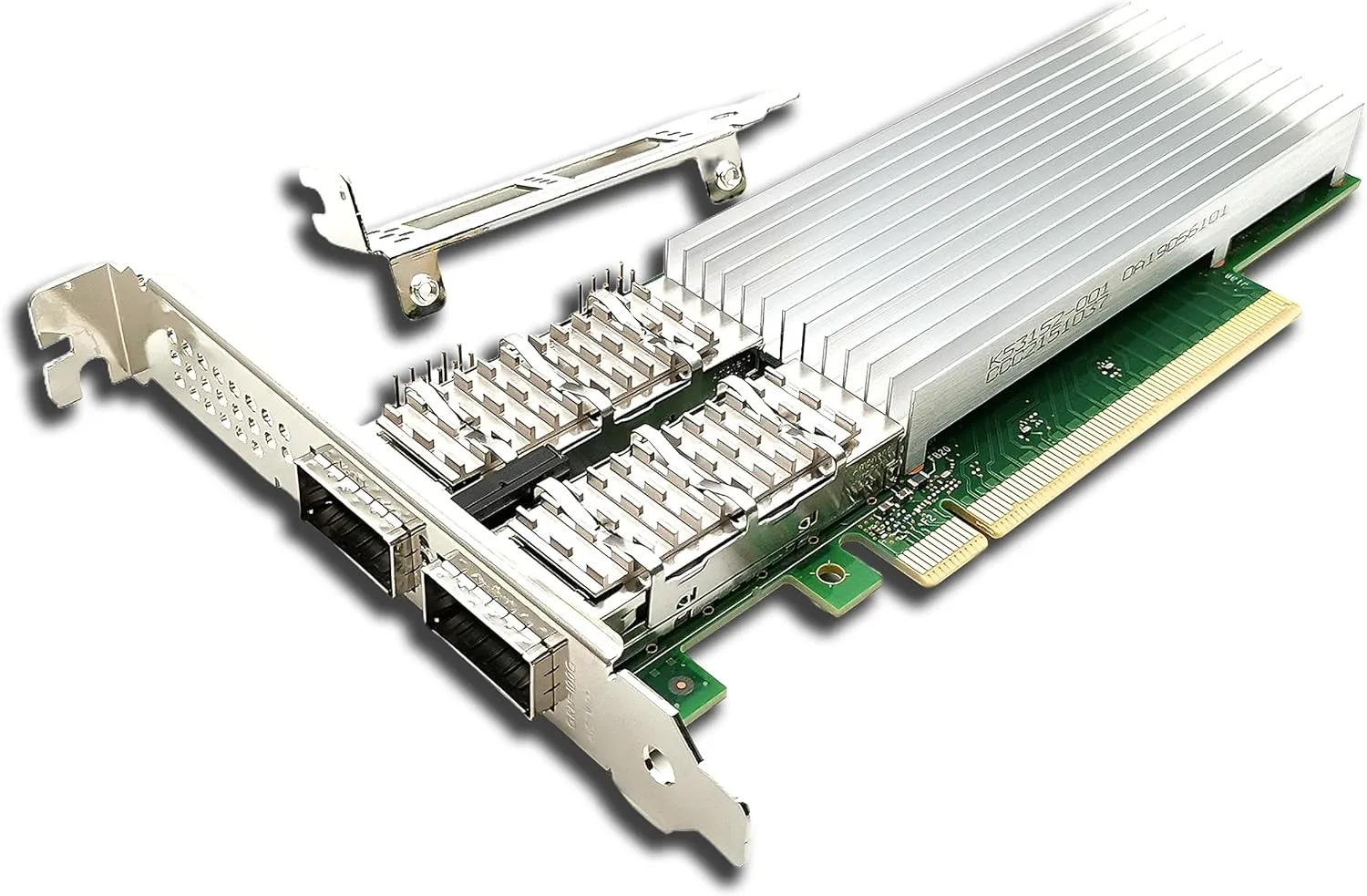 100G Ethernet Network Interface Card Dual QSFP28 Ports Converged Network Adapter Compatible Intel E810-CQDA2, PCIe 4.0 x16 NIC LAN Card Windows Server/Linux/VMware