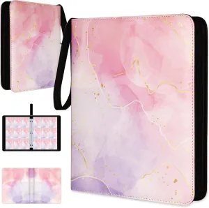 1080 Pockets Card Binder 9 Pocket, Trading Card Binder with 60 Page Removable Sleeves, Zipper Card Book Album Holder[PROTECTIVE][PLEASANT TOUCH SURFACE]
