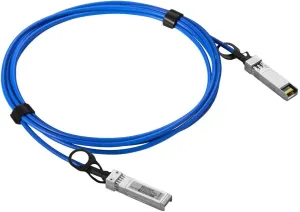 10G SFP  DAC Cable Blue SFP  Direct Attach Passive Copper Twinax Cable Compatible with Ubiquiti 1M(3.3ft), Storage Network Ethernet Copper Switch Cables
