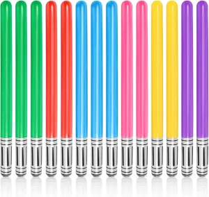 14 PCS Inflatable lightsaber - LIYDE Light Saber Sword Toys Party Bags Stocking Stuffers Favors Inflatable Swords for Star Wars Themed Party,Cosplay Party