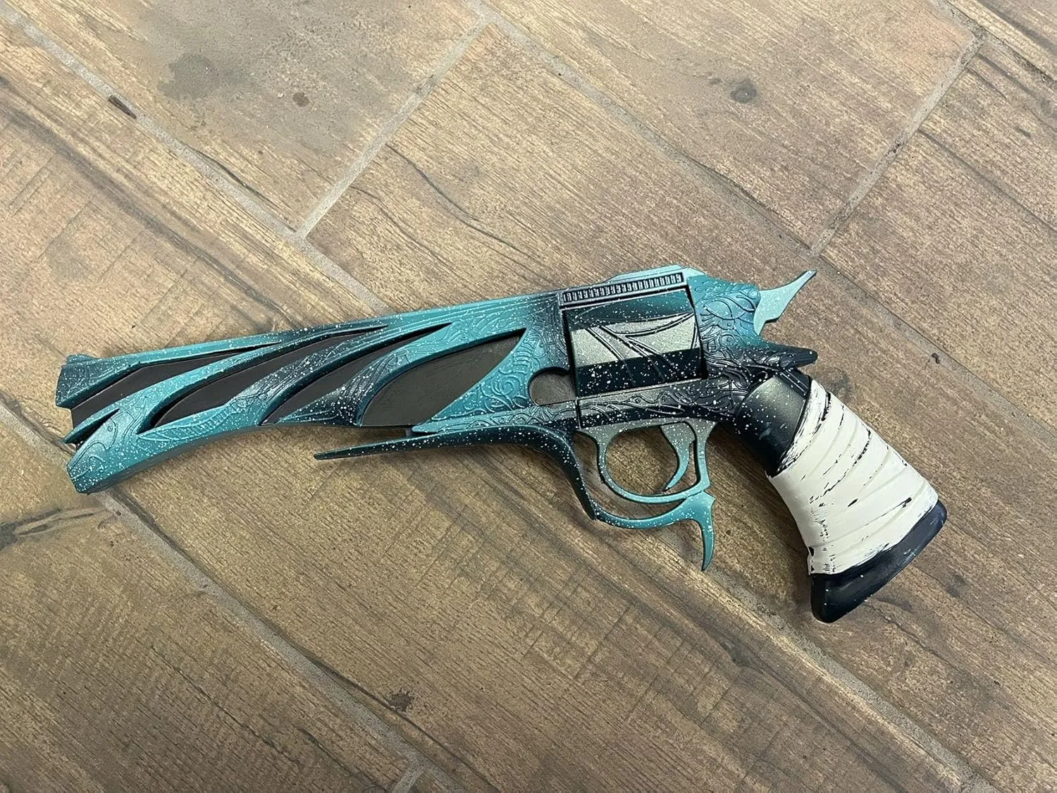 15.5 inch Hand Cannon Prop Cosplay Costume Foam Pistol Game for Xmas Collection (Malafisence)