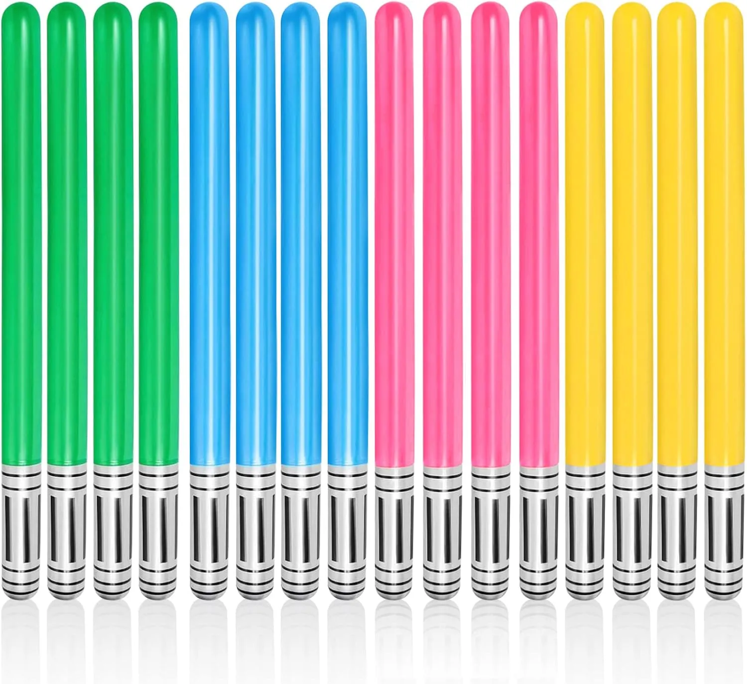 16 PCS Inflatable lightsaber - LIYDE Inflatable Light Saber Sword Toys Party Bags Stocking Stuffers Favors Inflatable Swords for Star Wars Themed Party,Cosplay Party