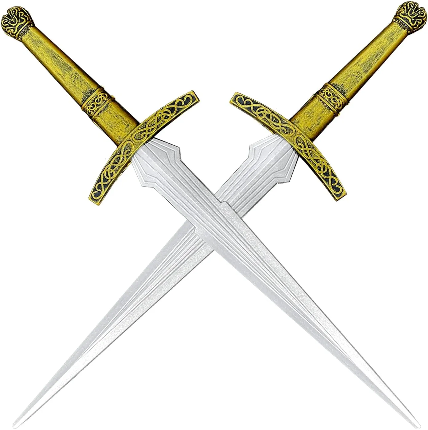 18'' Long Foam Dagger Set Loki God of Mischief for Cosplay Halloween Costume Prop Rust Full Size