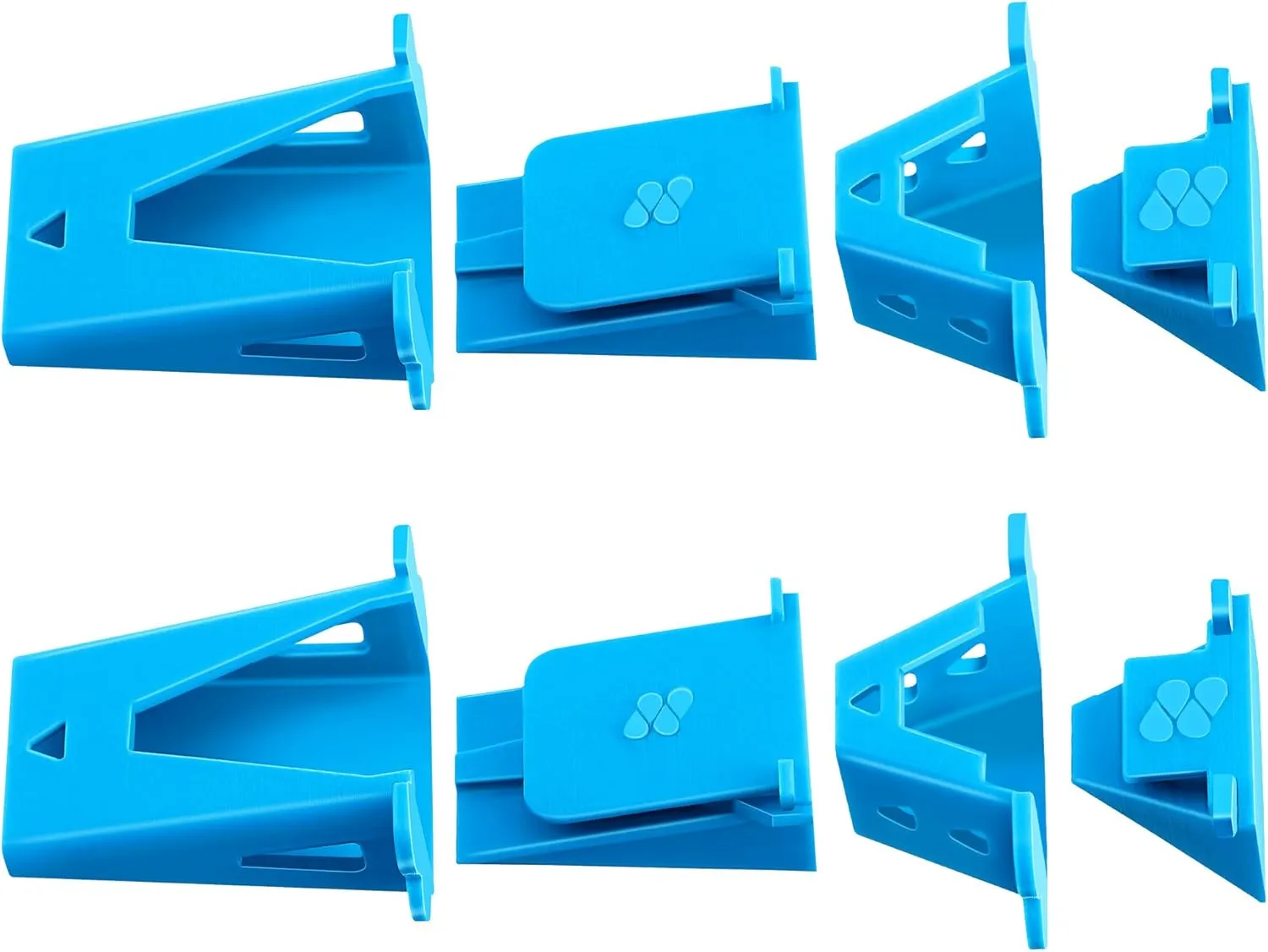2 Set Fabric Tube Maker for Fabric Roll Rugs, Sewing Tube Makers for Rug, Bias Tape Maker Suitable for DIY, Making Roll Rugs Easier 676226, Patented Design (Blue)