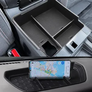 2022 2023 2024 2025 Frontier Pickup Truck Center Console Organizer and Dashboard Storage Box Silicon Tray