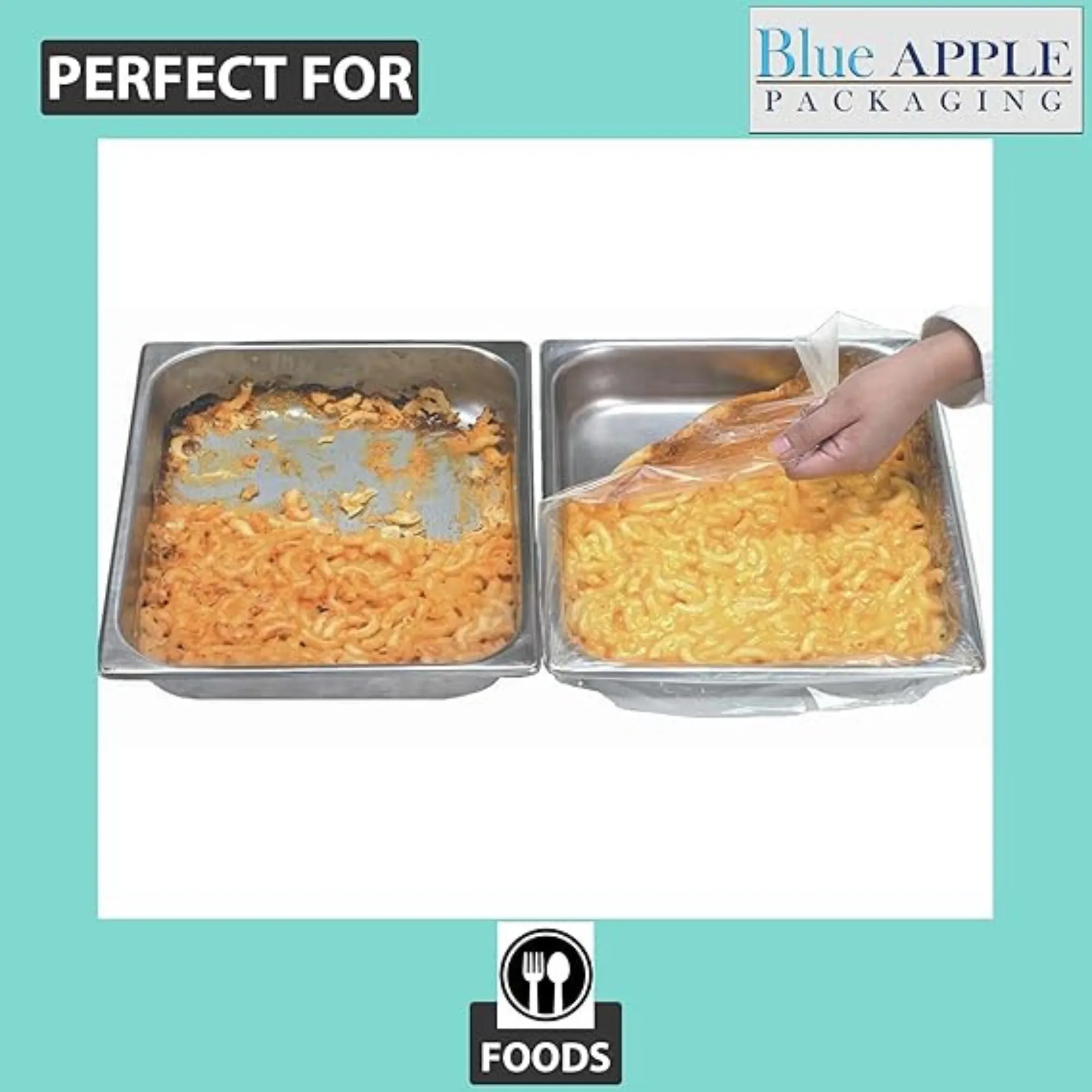 20.5X28.5 inches Poly Pan Liners 0.48 Mil Full Pan Sheet PTL
