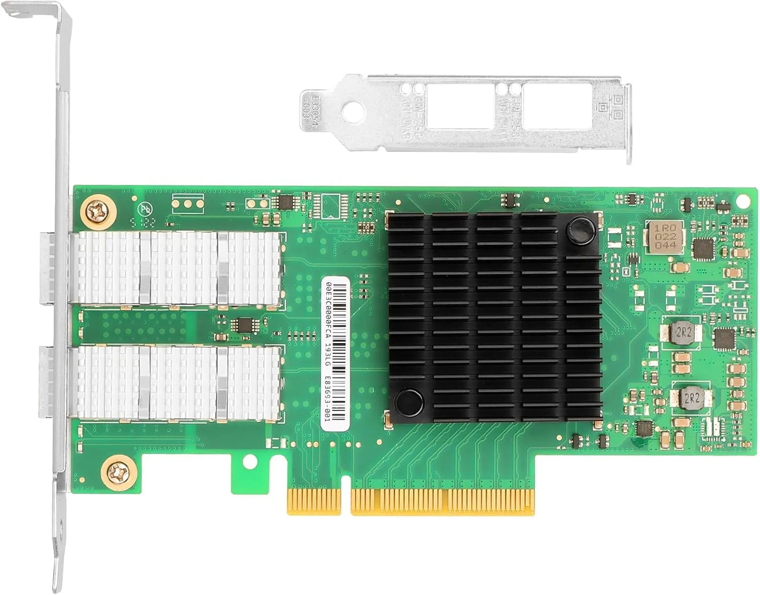 25GbE NIC Card for Mellanox MCX4121A-ACAT, PCIe 3.0 x8 25Gb Ethernet NIC with Mellanox ConnectX-4 Lx Chipset, Dual SFP28 Network Card Support RDMA