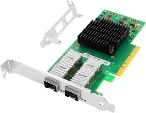 25GbE NIC Card for Mellanox MCX4121A-ACAT, PCIe 3.0 x8 25Gb Ethernet NIC with Mellanox ConnectX-4 Lx Chipset, Dual SFP28 Network Card Support RDMA