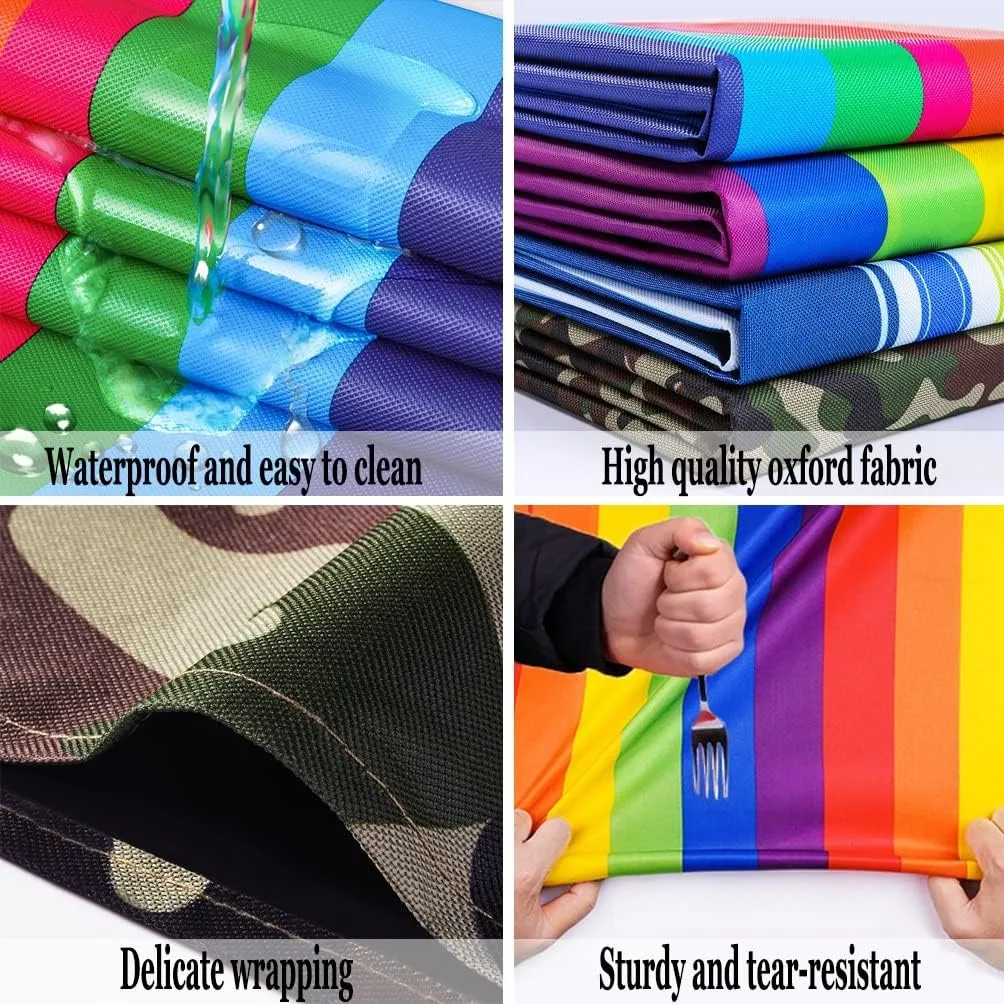 3 PCS Oxford Cloth Play Running Mat, Adult Kids Team Building Group Cooperation Game Colorful Rolling Running Mat (Size : Adult-8M)