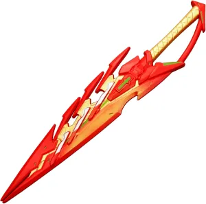 31.5” Foam Aegis Flameblade Sword Fantasy Adventure Video Game Cosplay Costume Prop Red