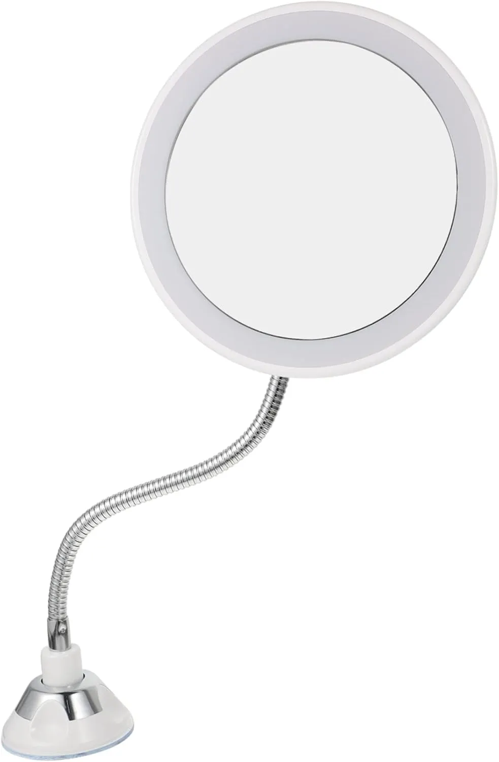 360Degree Suction Cup Makeup Mirror Portable LED Mirror with Rotation Compact Travel Mirror for Bathroom The Go Present for Women