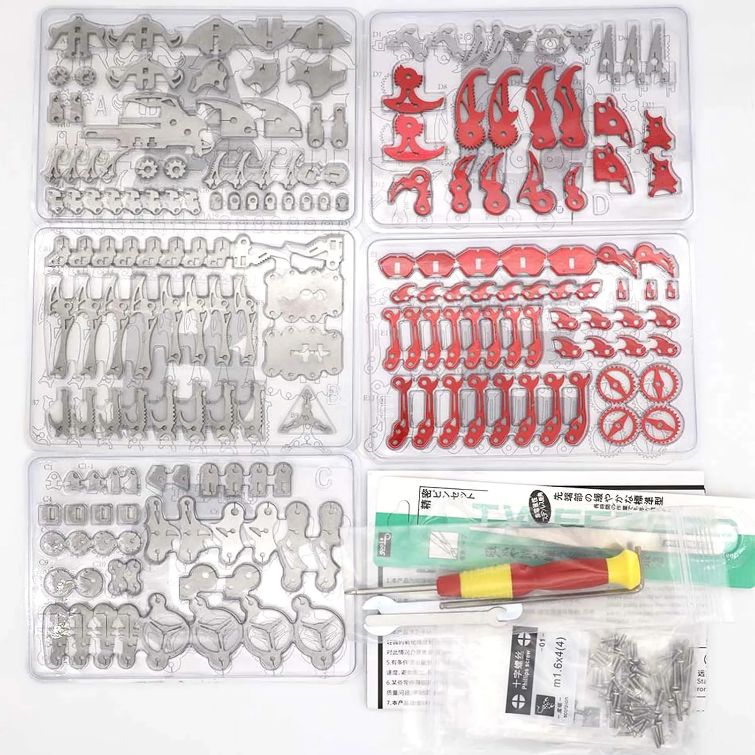 3D Metal Scorpion Puzzles for Adults: 3-D Puzzles Metal Model Kits to Build DIY Assembly Mechanical Puzzle Building Block Toys with Tool Brain Teaser Craft for Home Decor (Metal Scorpion-Green)