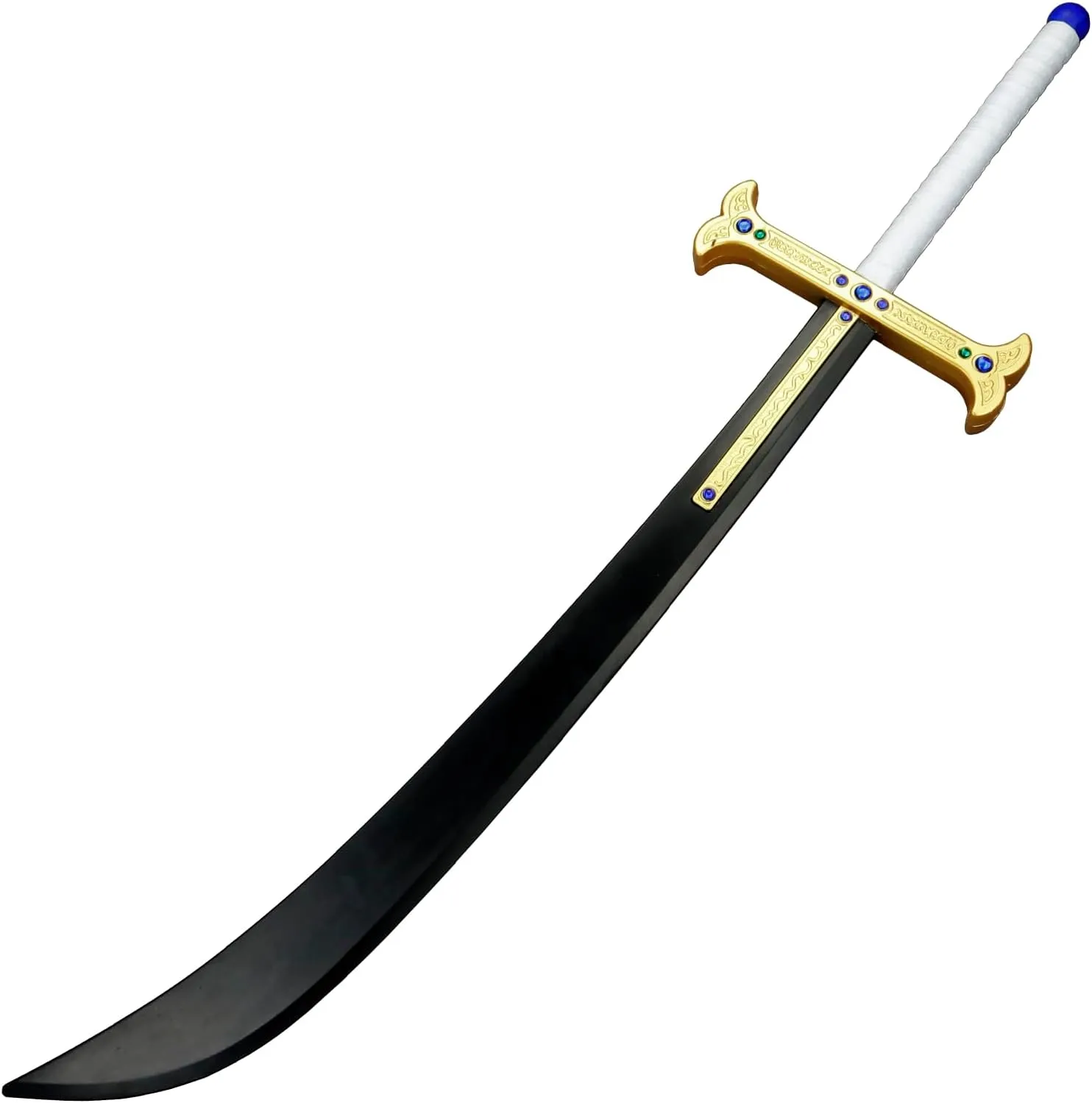 46.5” Foam Dracule Mihawk Yoru Long Sword One Pirate Piece Anime Manga Cosplay
