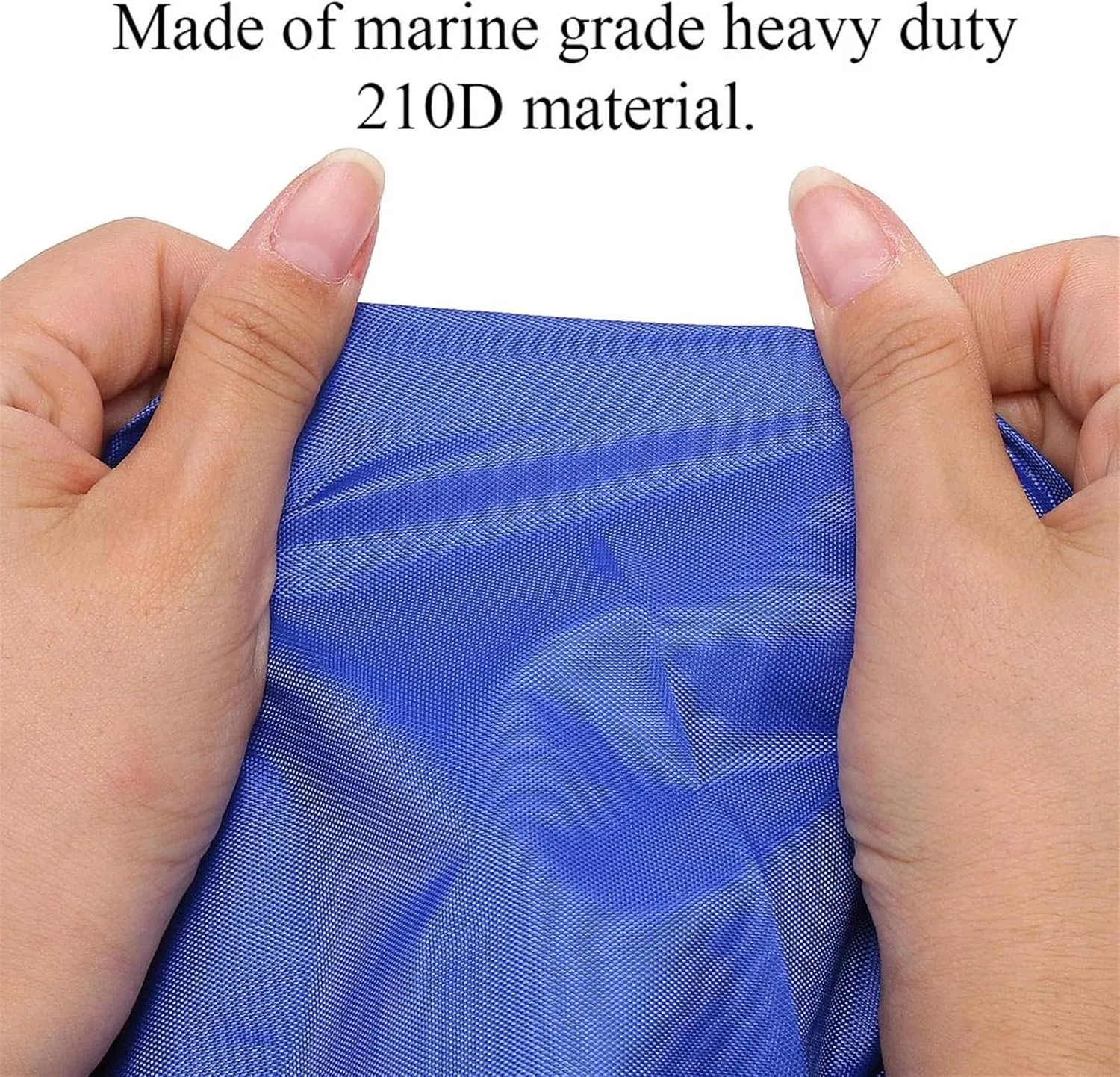 600D Waterproof Open Boat Cover Sunshade UV-Resistant Dust-Proof Cover Heavy Duty Marine Open Boat Cover 3.5m-4.5m Universal(510x250cm)