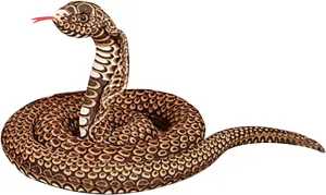 67Inch Cobra Plush Stuffed Animal Snake Cobra Snake Plush Toy Large King Cobra Stuffed Animal Snake Zoologist Halloween Costume Realistic Python Naja Cobra Plushies Toys Snake Party Toys