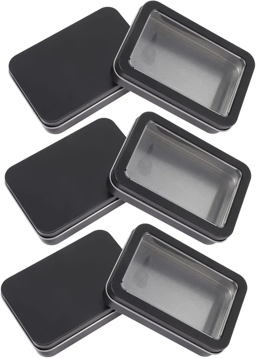 6Pcs Card Decks Storage Box Organizer for Games Cards Easy Open and Close for Keeping and Items Clean