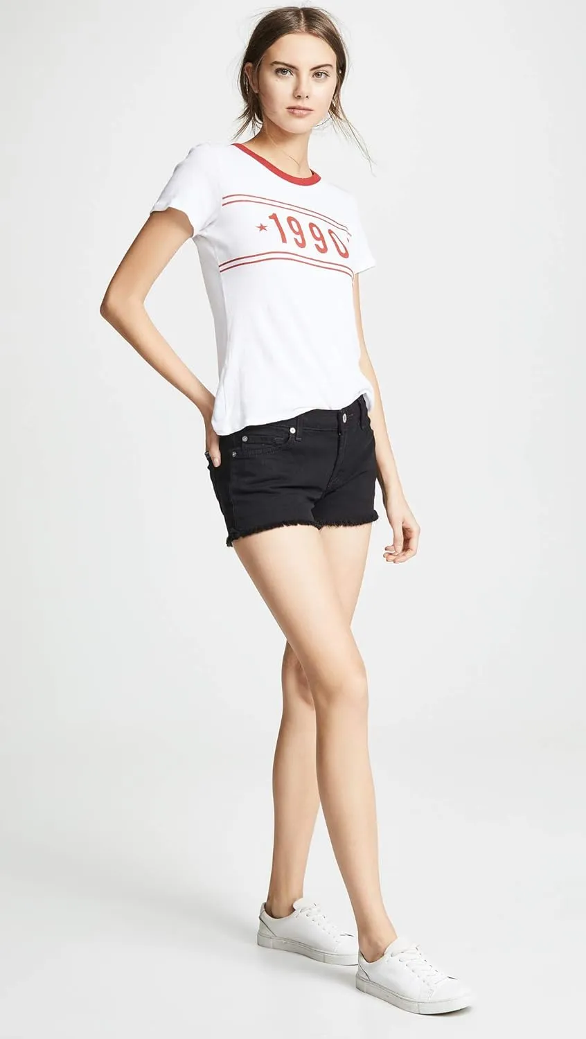 7 For All Mankind Womens Jeans Denim Short