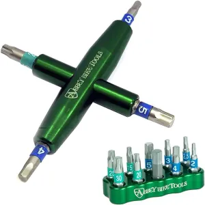 Abbey Bike Tools, 4-Way Multi-Tool with Interchangeable Bits
