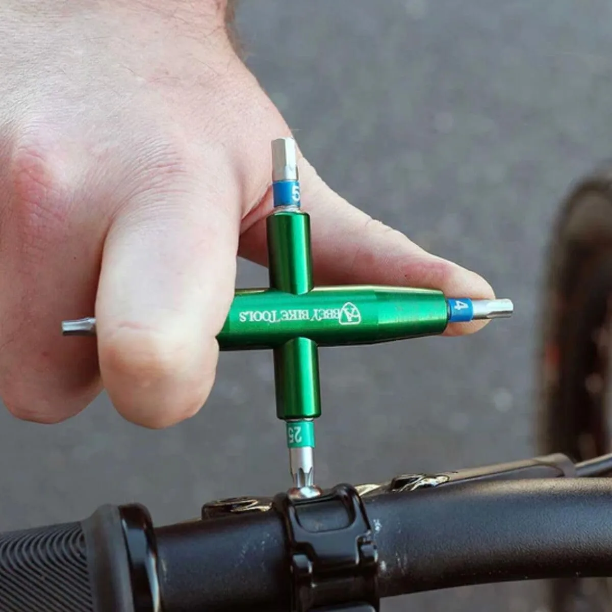 Abbey Bike Tools, 4-Way Multi-Tool with Interchangeable Bits