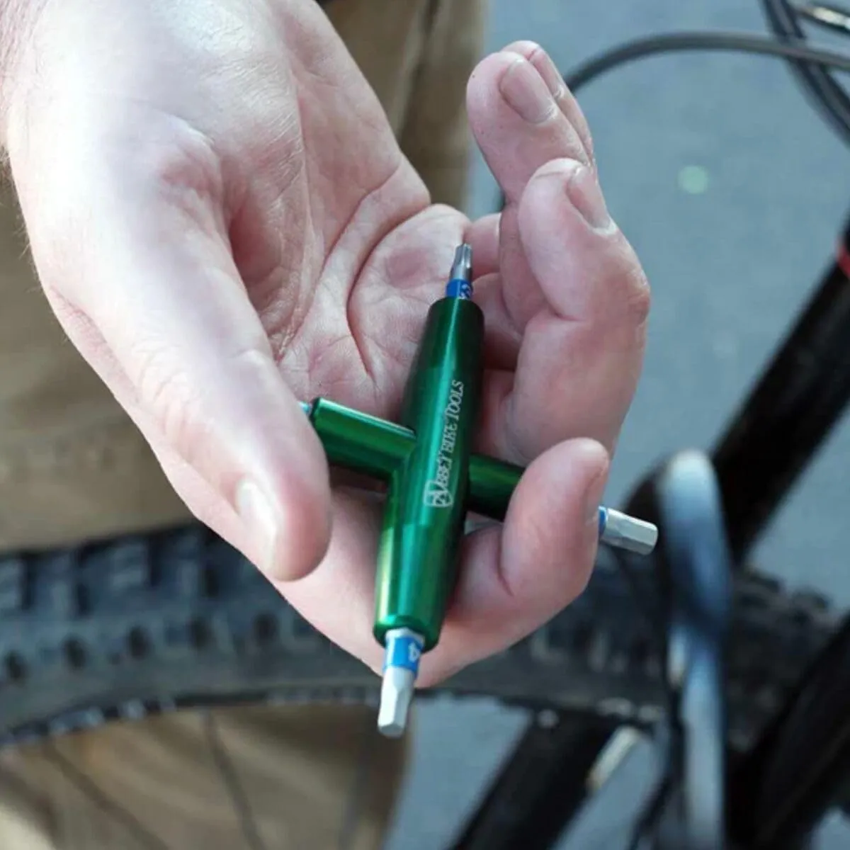 Abbey Bike Tools, 4-Way Multi-Tool with Interchangeable Bits