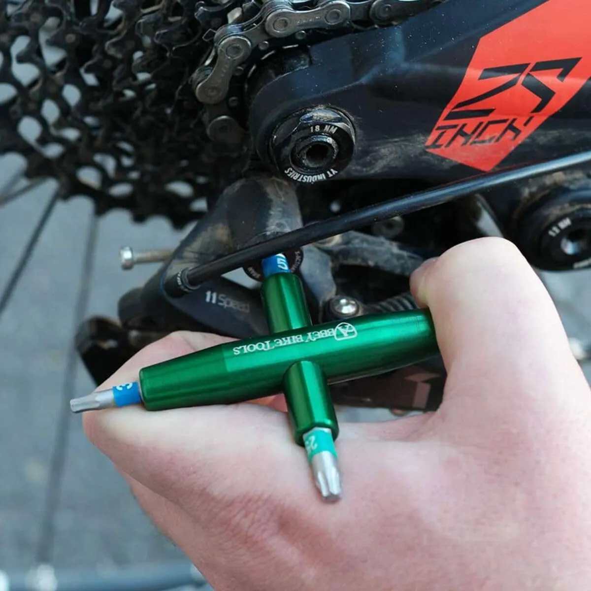 Abbey Bike Tools, 4-Way Multi-Tool with Interchangeable Bits