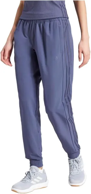 adidas Women's Pacer All Gym 3-Stripes Woven Mid-Rise Pants