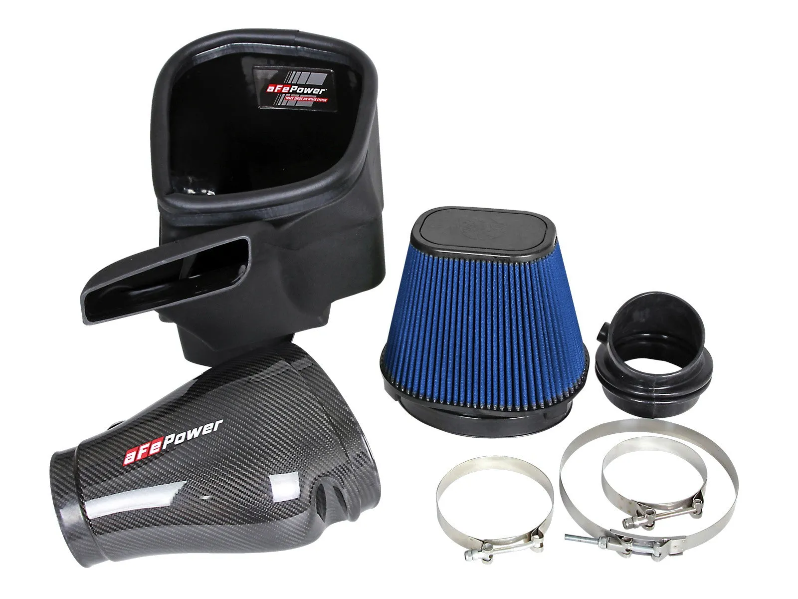 aFe Track Series Carbon Fiber CAI - 2018 Jeep Grand Cherokee Trackhawk V8-6.2L SC