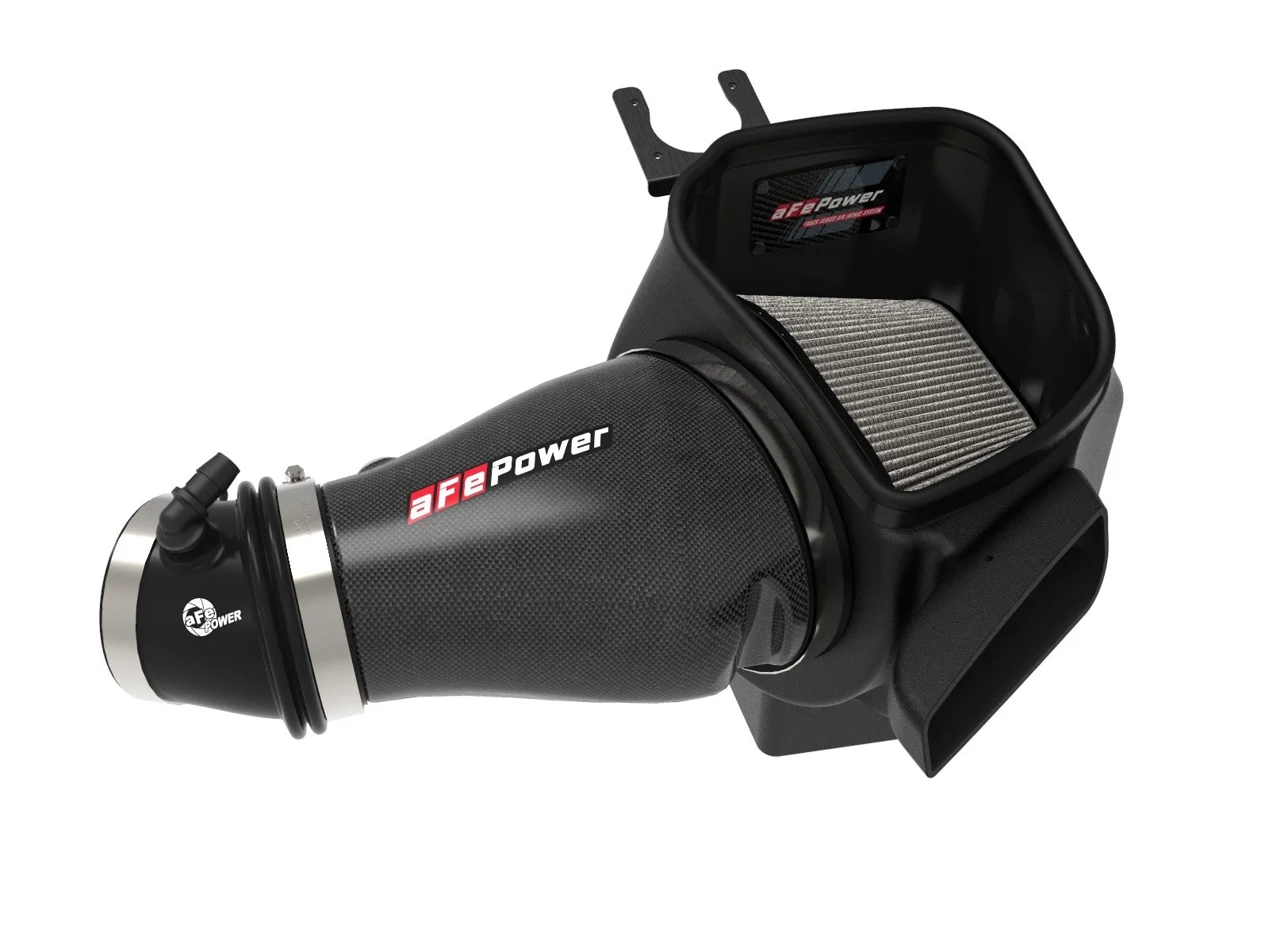 aFe Track Series Carbon Fiber CAI - 2019-21 Jeep Grand Cherokee Trackhawk V8-6.2L SC