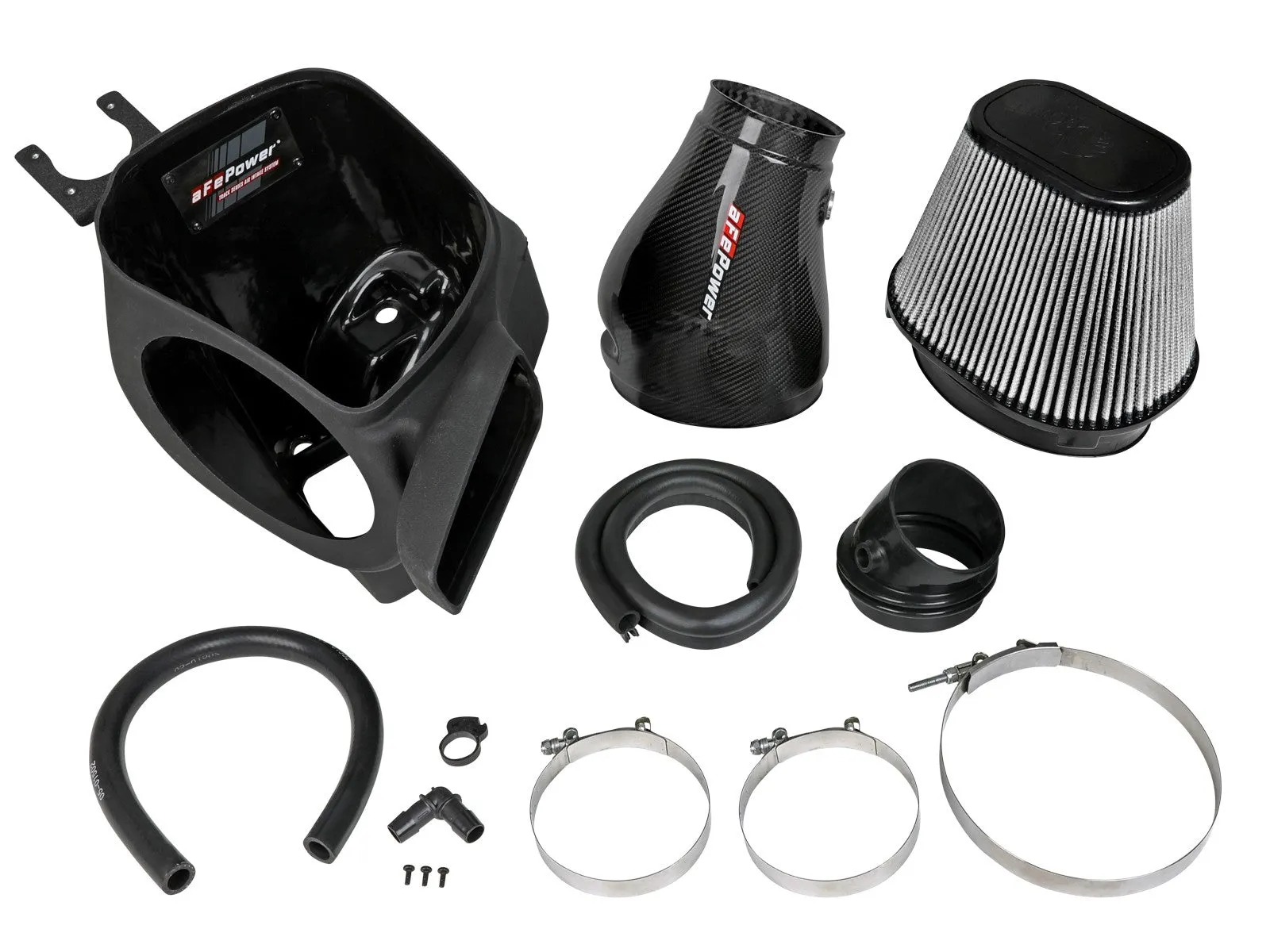 aFe Track Series Carbon Fiber CAI - 2019-21 Jeep Grand Cherokee Trackhawk V8-6.2L SC