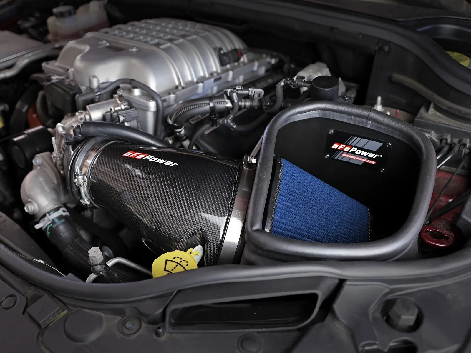 aFe Track Series Carbon Fiber CAI - 2021-24 Dodge Durango Hellcat V8-6.2L SC