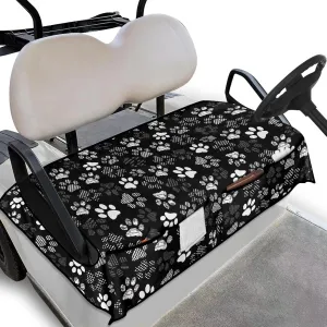 AFPANQZ Golf Cart Seat Cover with Pockets Cozy Universal Golf Cart Towels Fits Front and Back Seat of Club Cars