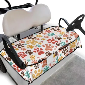 AFPANQZ Golf Cart Seat Cover with Pockets Universal Lightweight Microfiber Golf Cart Seat Blanket Washable Golf Cushion