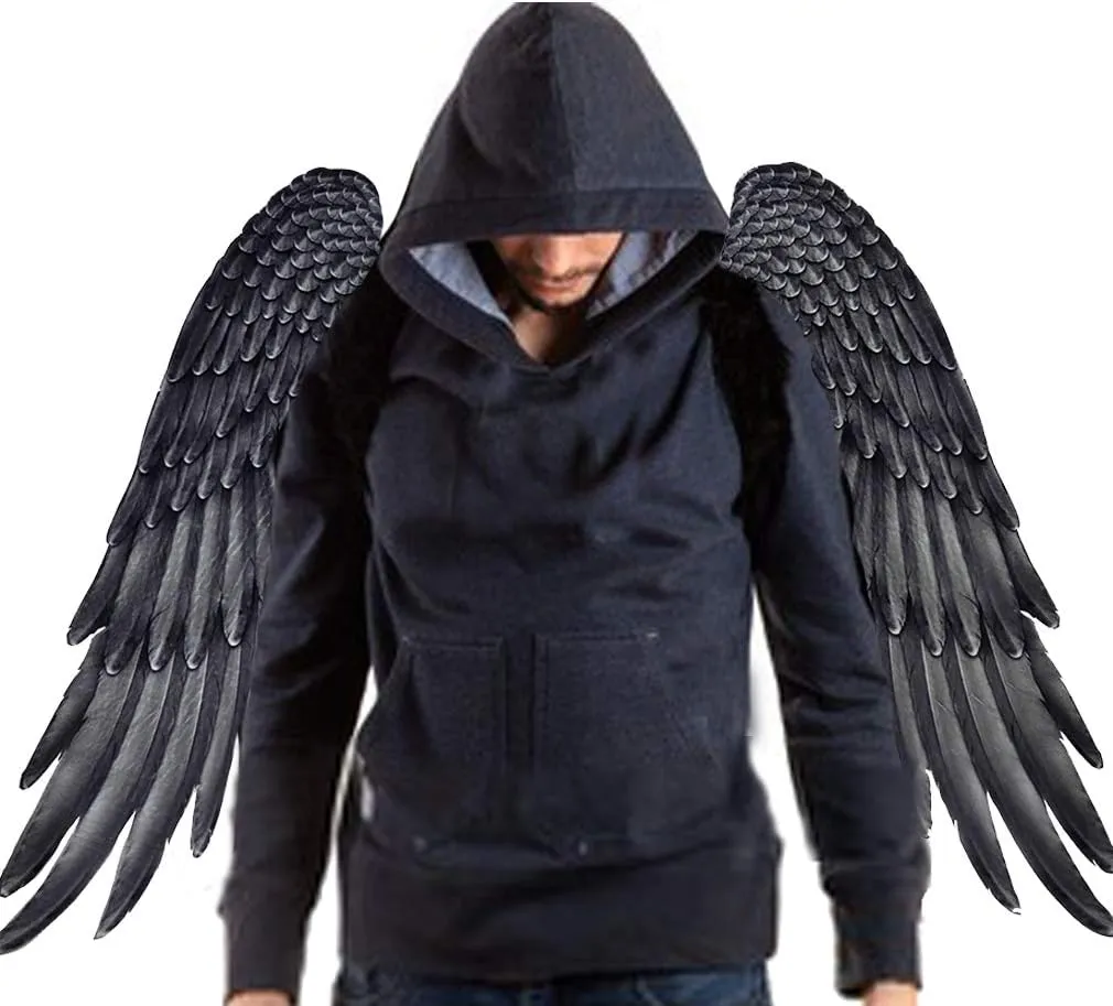 Alodidae 3D Angel Wings Costume with Elastic Straps Halloween Party Mardi Gras Cosplay Accessory