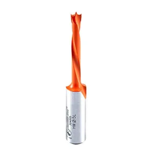 Amana Tool - 304005 Carbide Tipped Brad Pt. Boring Bit L/H 5mm Dia x 70mm Long x 10mm Sh