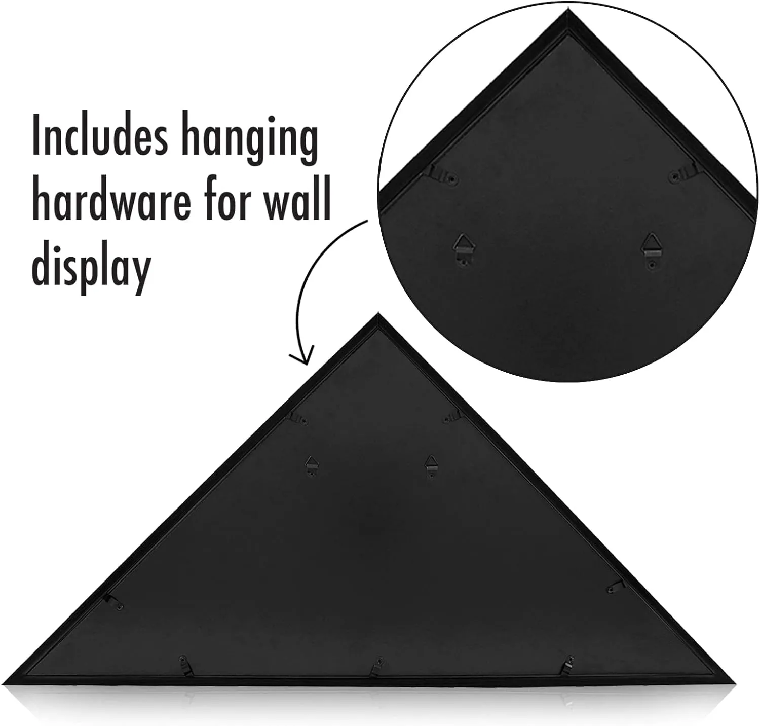 Americanflat Large Flag Display Case - Fits Folded 5x9.5' Burial Flags - Silhouette Collection - Display Box for Wall or Tabletop - Black