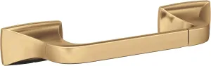 Amerock BH36011CZ | Champagne Bronze Pivoting Double Post Toilet Paper Holder | 10-5/8 in. (270 mm) Toilet Tissue Holder | Highland Ridge | Bath Tissue Holder | Bathroom Hardware | Bath Accessories