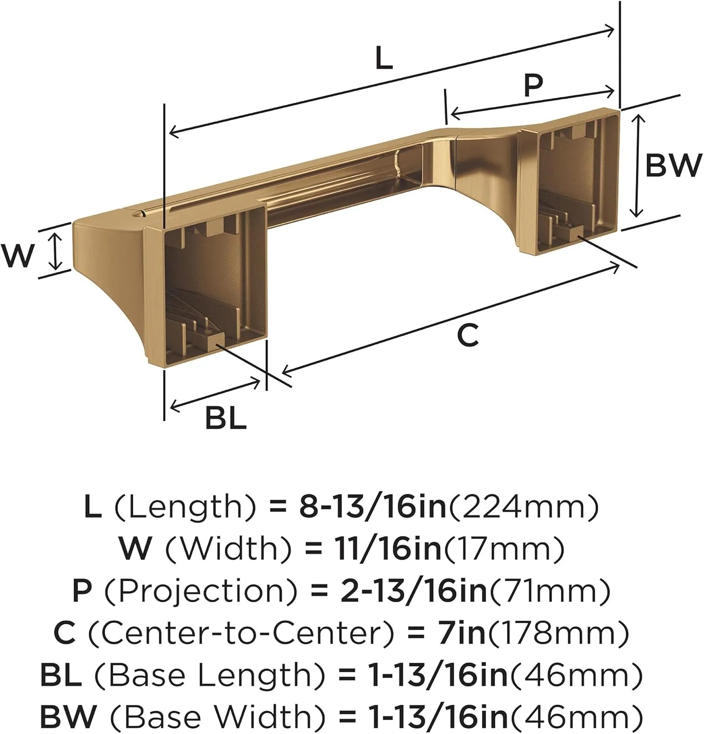 Amerock BH36021CZ | Champagne Bronze Pivoting Double Post Toilet Paper Holder | 8-13/16 in. (224 mm) Toilet Tissue Holder | Mulholland | Bath Tissue Holder | Bathroom Hardware | Bath Accessories