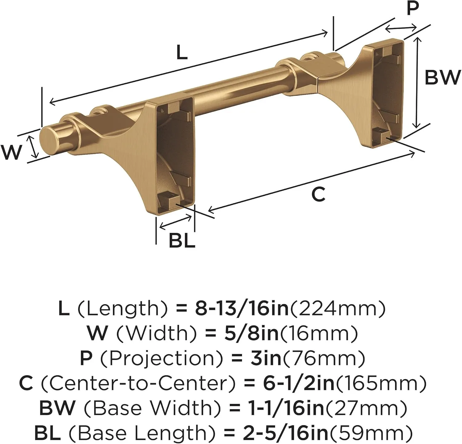 Amerock BH36051CZ | Champagne Bronze Pivoting Double Post Toilet Paper Holder | 8-13/16 in. (224 mm) Toilet Tissue Holder | Davenport | Bath Tissue Holder | Bathroom Hardware | Bath Accessories