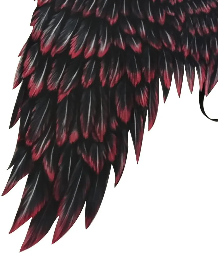 Anbaby 3D Printed Feathers Angel Wings Festive Party Props Costumes for Cosplay Decorative Wings