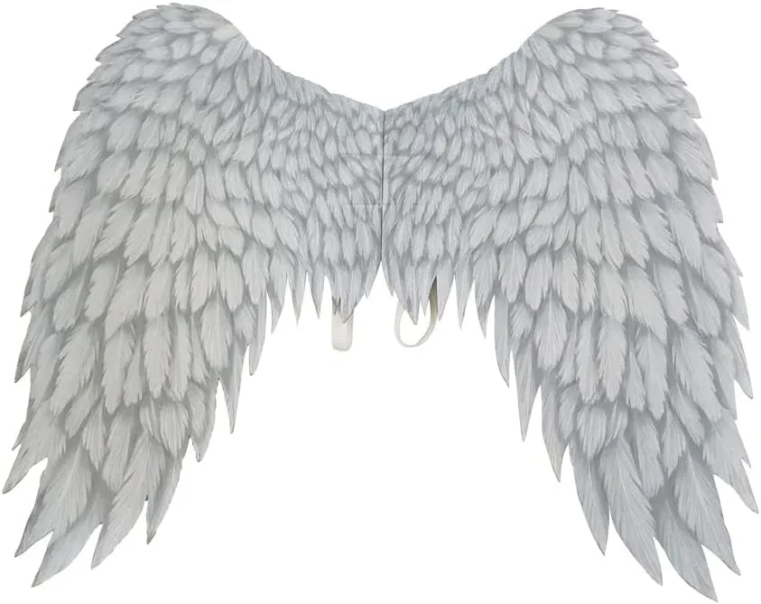 Anbaby 3D Printed Feathers Angel Wings Festive Party Props Costumes for Cosplay Decorative Wings