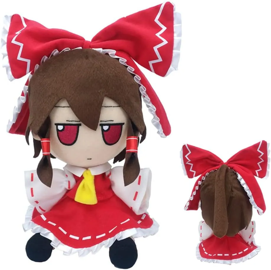 Anime Figure Reimu Doll Plush Stuffed Toy Kawaii Plushies Cosplay Gift