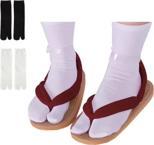 Anime Unisex Cosplay Clog Shoes Japanese Cosplay Prop Oshitari