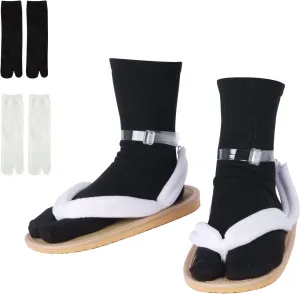 Anime Unisex Cosplay Clog Shoes Japanese Cosplay Prop Oshitari
