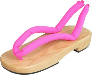 Anime Unisex Cosplay Versatile Summer Wooden Clog Shoes Japanese Cosplay Oshitari Prop