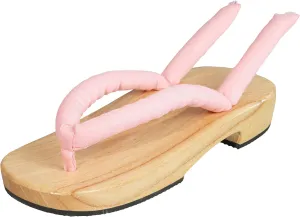 Anime Unisex Cosplay Versatile Summer Wooden Clog Shoes Japanese Cosplay Oshitari Prop