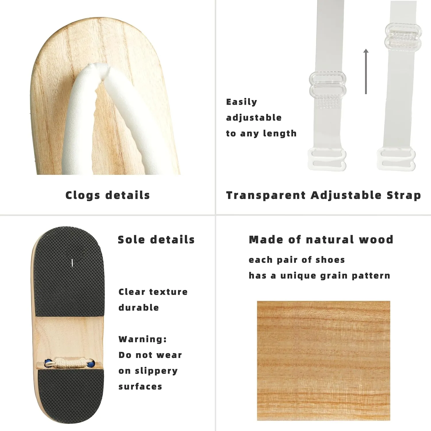 Anime Unisex Cosplay Versatile Summer Wooden Clog Shoes Japanese Cosplay Oshitari Prop